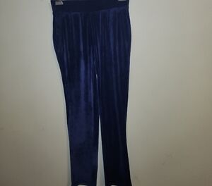 Denim&Co Purple Velour Pants